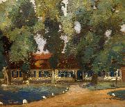 Max Uth Landsitz in der Mark oil painting artist